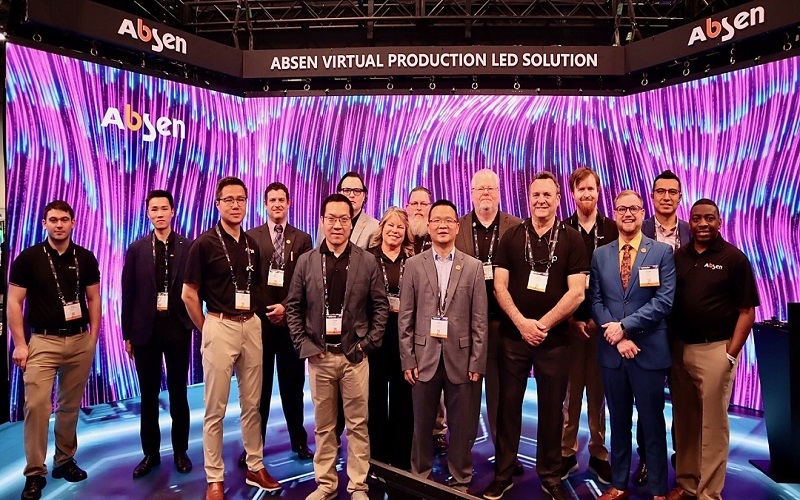 NAB Show 2022 | 海外市場強勢復(fù)蘇，艾比森虛擬影棚解決方案驚艷全場
